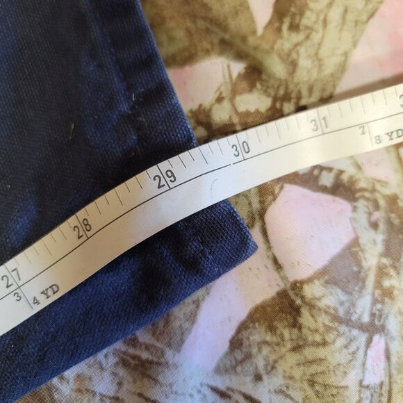 Carhartt Navy Original Dungaree Fit Cargo Carpenter Pants Mens Size 40 X 30 - Picture 5 of 7